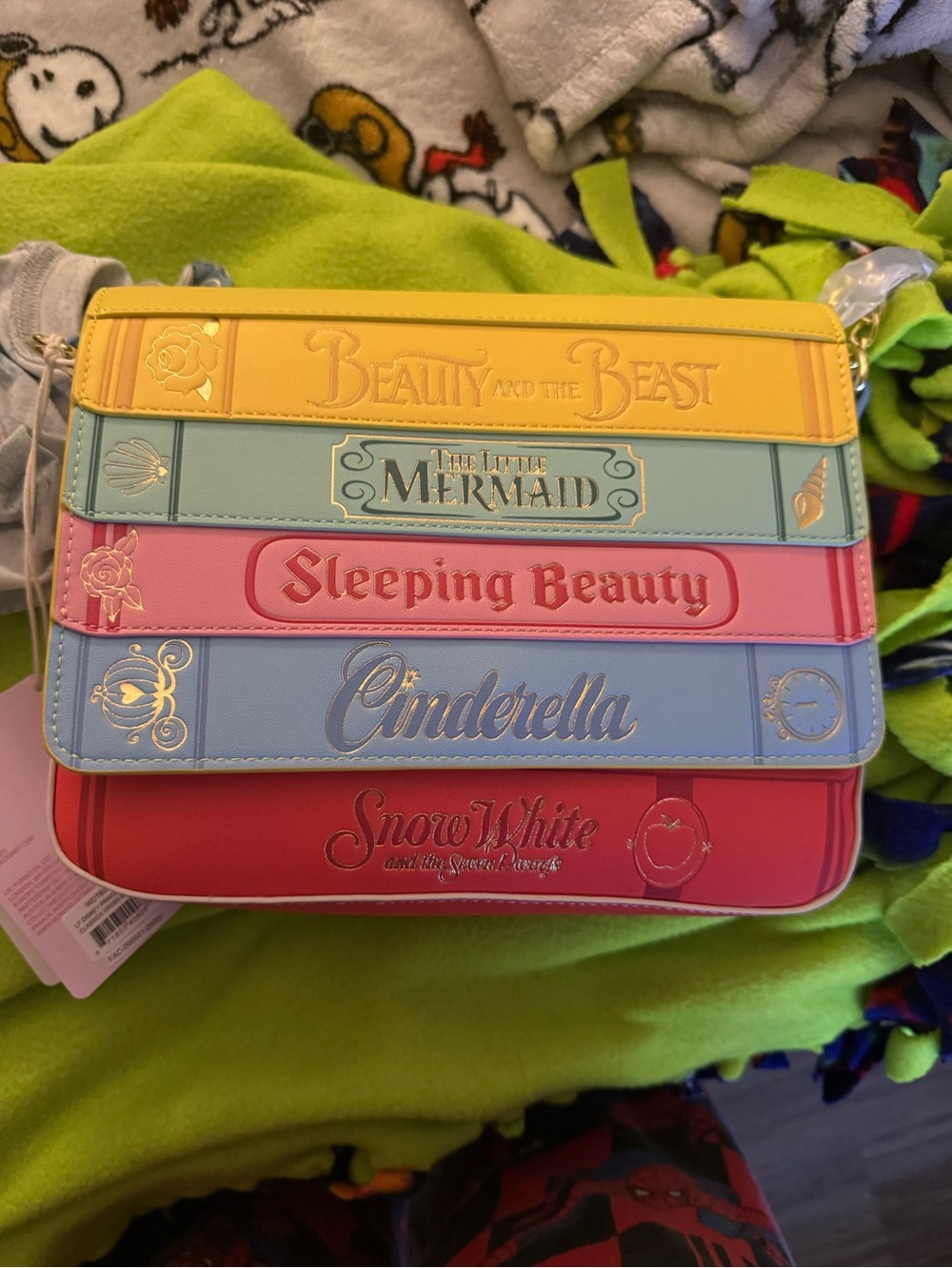 Disney Pastel Storybook Princess Crossbody Bag - Yellow, Mint, Pink, Blue, Red - Picture 3 of 6